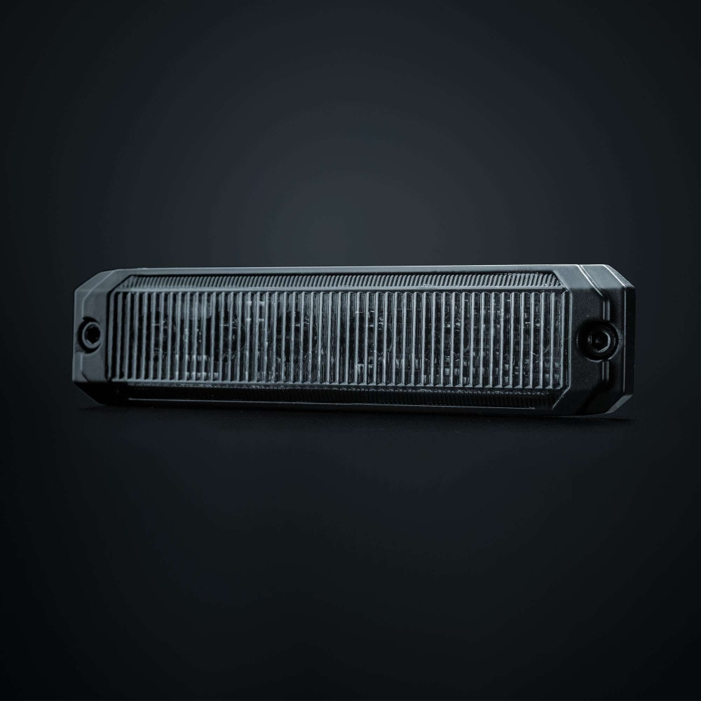 Strands Dark Knight SM6 varoitusvalo, 6 LED, suunnattu, tumma linssi