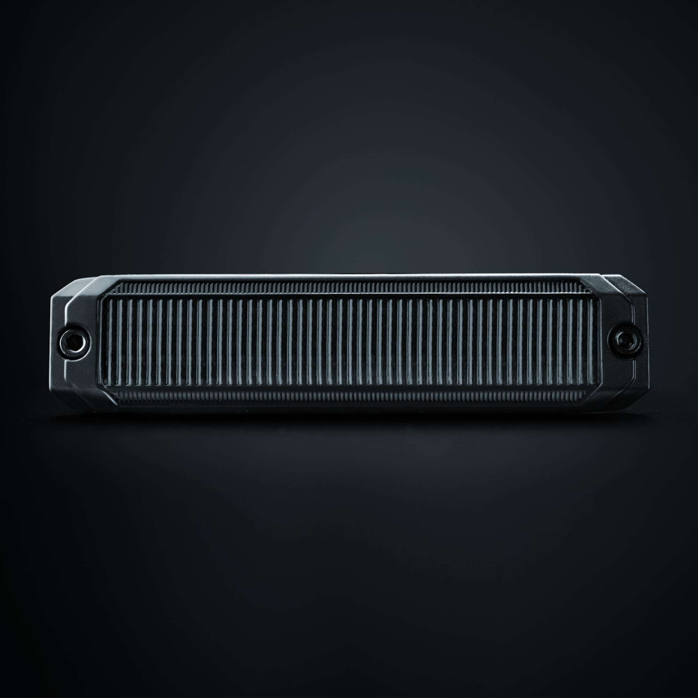 Strands Dark Knight SM6 varoitusvalo, 6 LED, suunnattu, tumma linssi