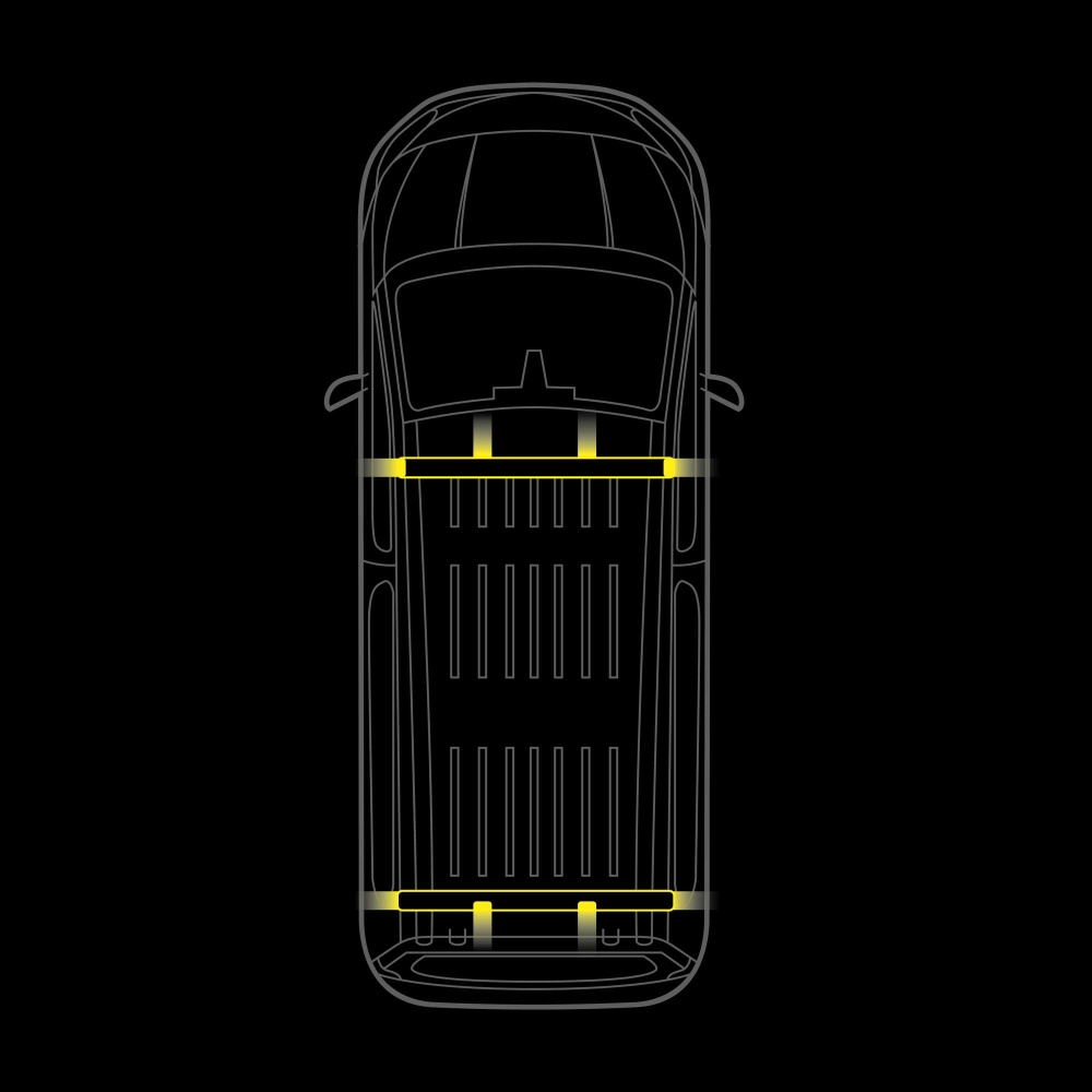Strands Cruise Light C-Rack, VW Transporter T7:lle