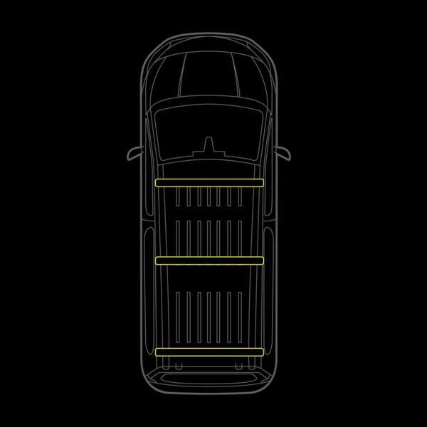 Strands Cruise Light C-Rack, VW Transporter T7:lle