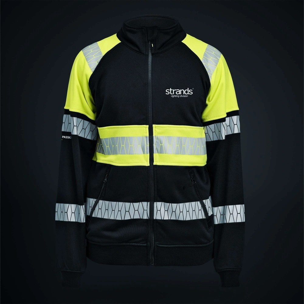 Strands Sweatshirt Zip Hi-Vis, koko XXS-4XL