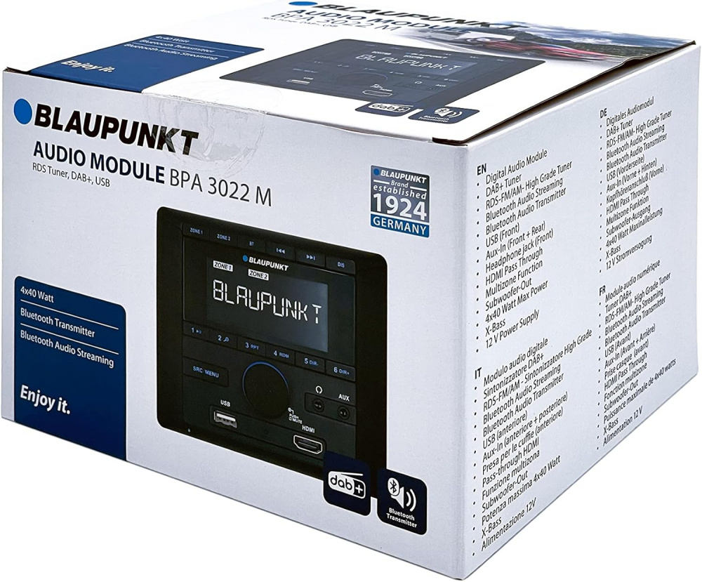 Blaupunkt BPA 3022 M, räätälöity autostereo asuntoautoihin ja -vaunuihin