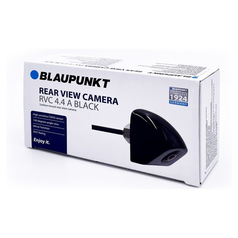 Blaupunkt RVC 4.4 A Black, yleiskäyttöinen peruutuskamera pystyasennukseen