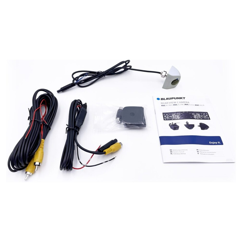 Blaupunkt RVC 4.4 A White, yleiskäyttöinen peruutuskamera pystyasennukseen