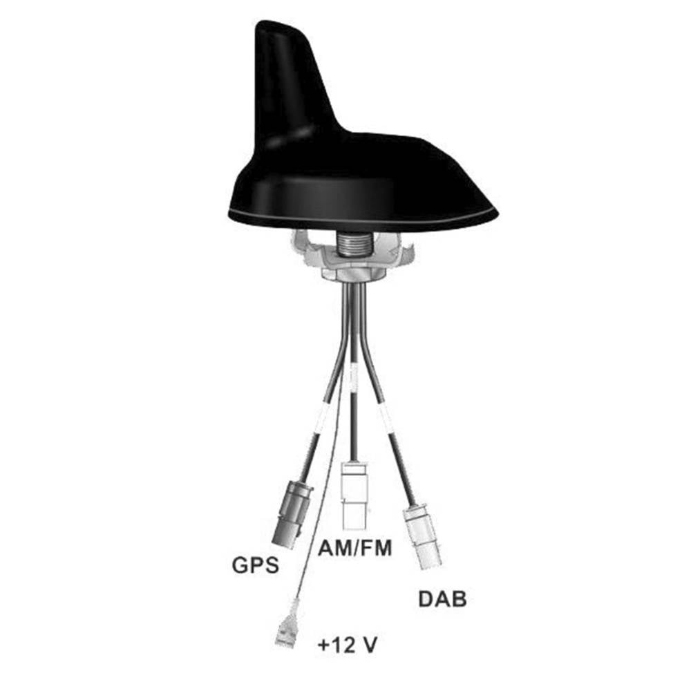 Blaupunkt DAB-A-GPS-a, kattopaneeli DAB/DAB+/AM/FM ja GPS