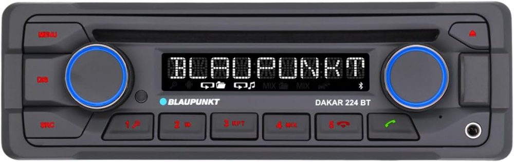 Blaupunkt Dakar 224, 24V stereo Bluetoothilla ja 2 paria pienivirtaista 4V:lla