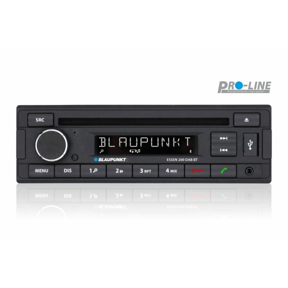 Blaupunkt Essen 200 DAB BT, retroautosoitin Bluetoothilla, CD-levyllä ja DAB+:lla