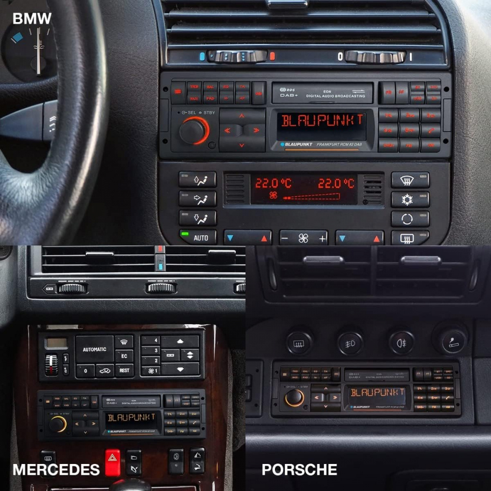 Blaupunkt Frankfurt RCM 82 DAB, retro autoradio Bluetoothilla ja DAB:illa