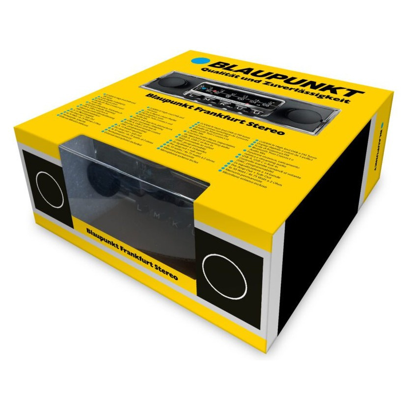 Blaupunkt Frankfurt Stereo, moderni retrostereo mustalla etupaneelilla