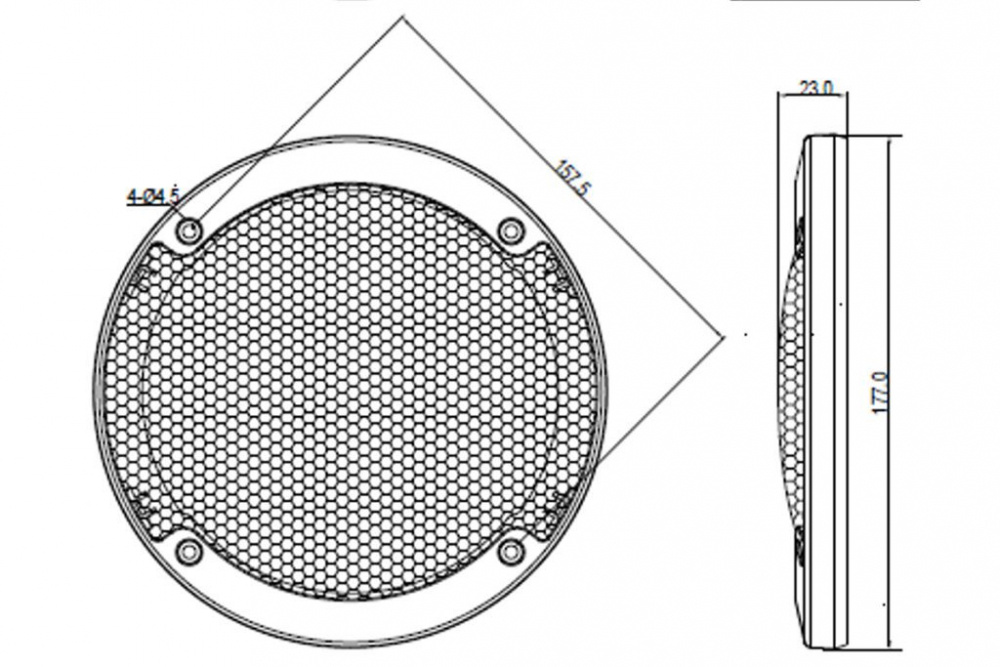 Blaupunkt ICx 662, 6.5 tuuman 2-tie koaksiaalikaiutin
