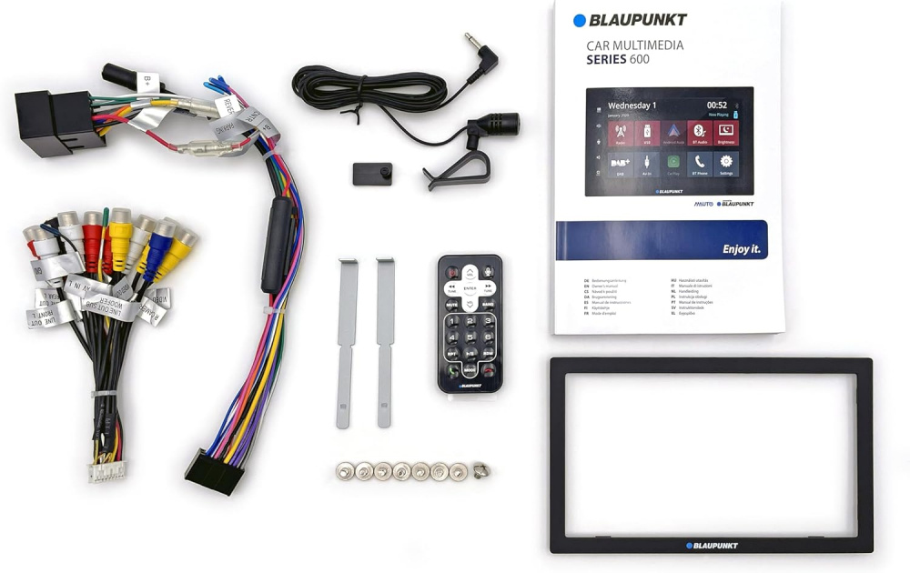 Blaupunkt Oslo 600 DAB, autostereo langattomalla CarPlay/Android Auto -toiminnolla