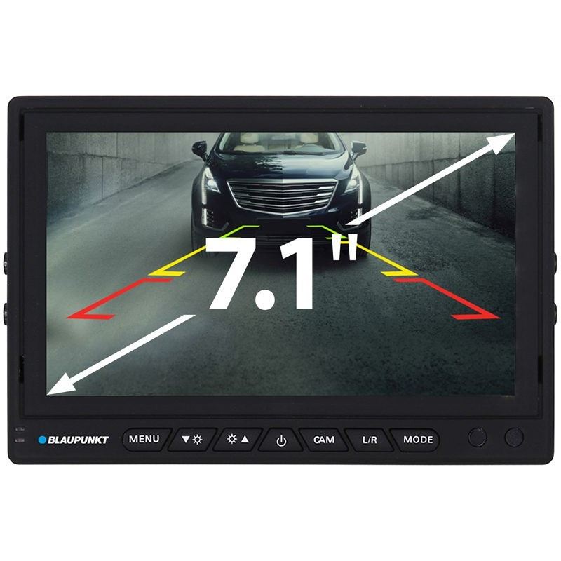 Blaupunkt RVM 7.1, 7″ näyttö kahdelle peruutuskameralle