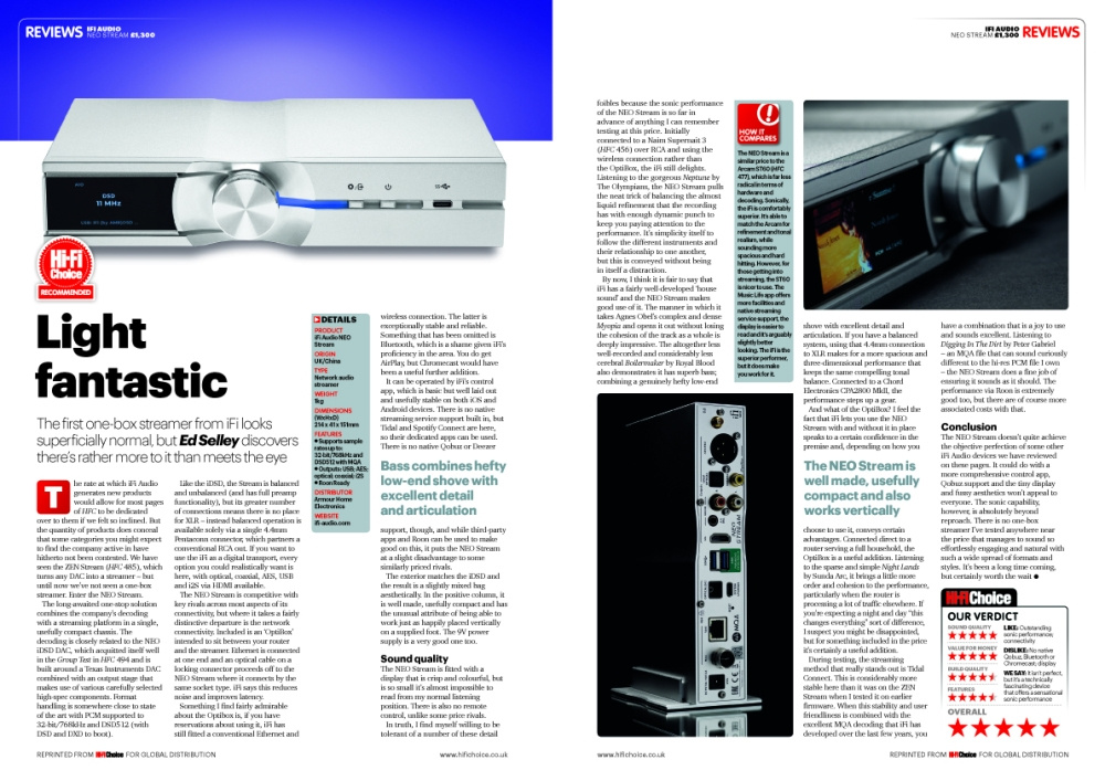 iFi Audio NEO Stream, verkkosoitin Tidal Connectin, Roonin ja AirPlayn kanssa