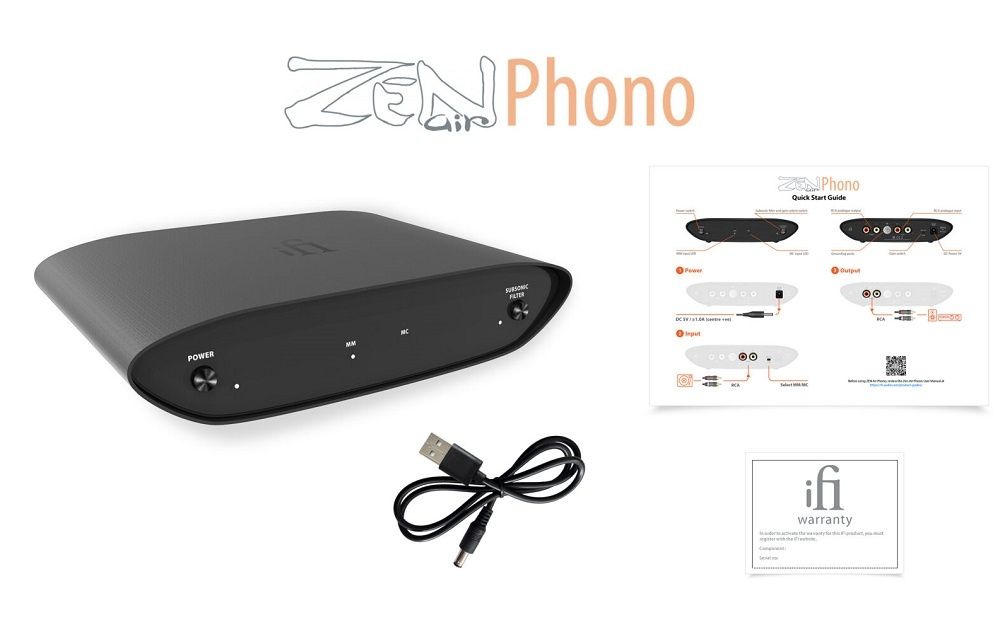 iFi Audio Zen AIR Phono, RIAA-vahvistin vinyylilevysoittimelle