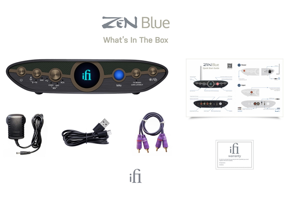 iFi Audio Zen Blue 3, Bluetooth-vastaanotin ja -lähetin