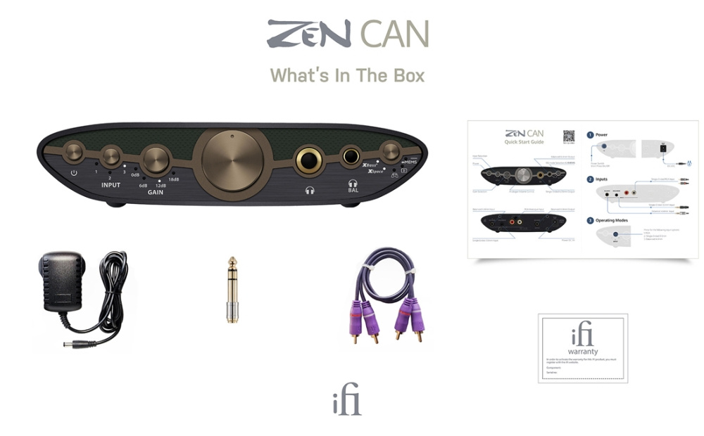 iFi Audio Zen CAN 3, Luokka A -kuulokkeiden vahvistin