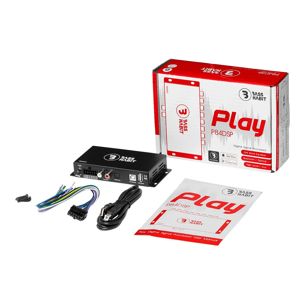 Bass Habit P84DSP, 8-kanavainen DSP Bluetoothilla