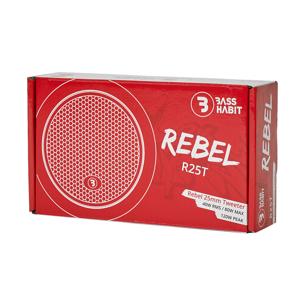 Bass Habit Rebel R25T, edullinen 1 tuuman diskantti