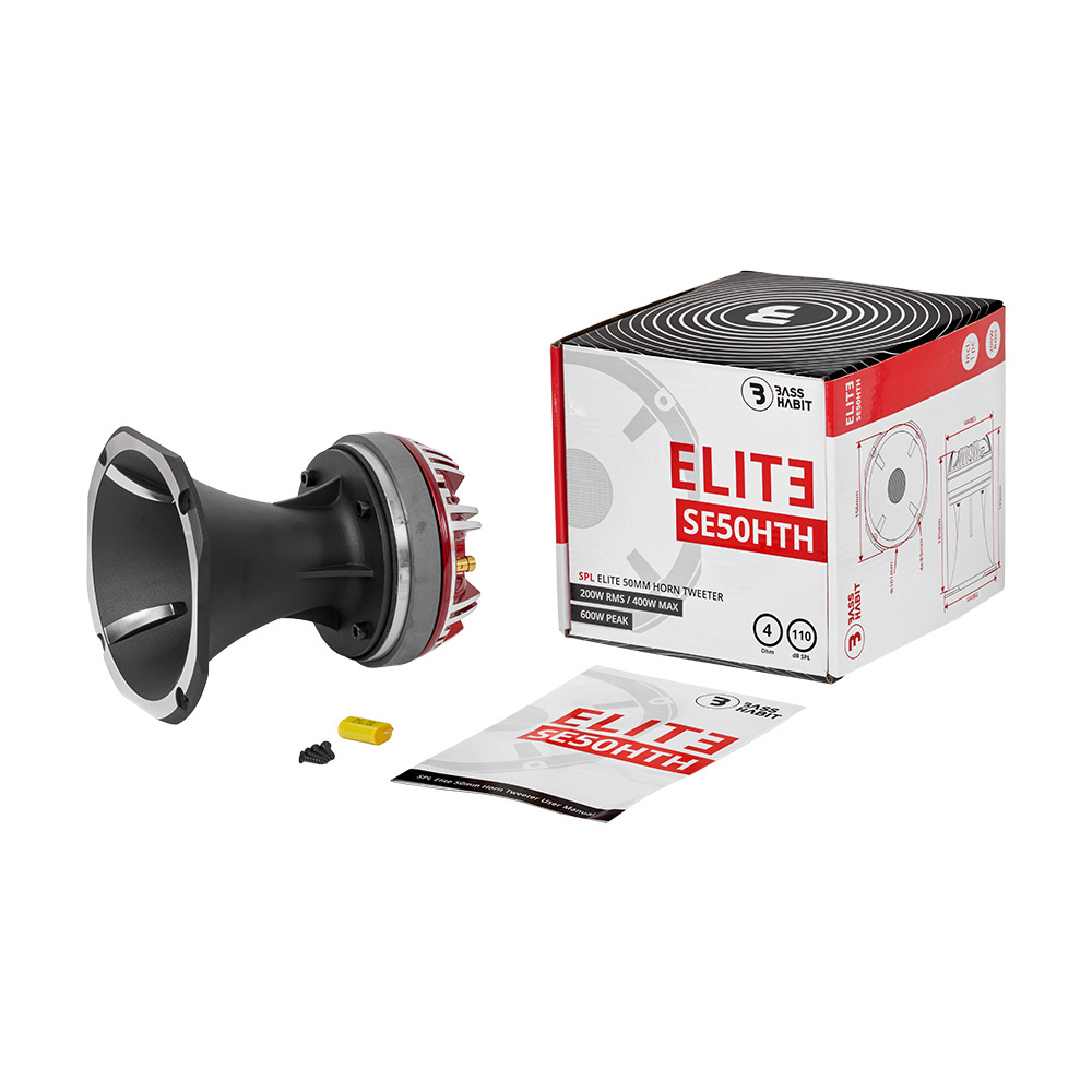 Bass Habit SPL Elite SE50HTH, raskas 2-tuuman driver