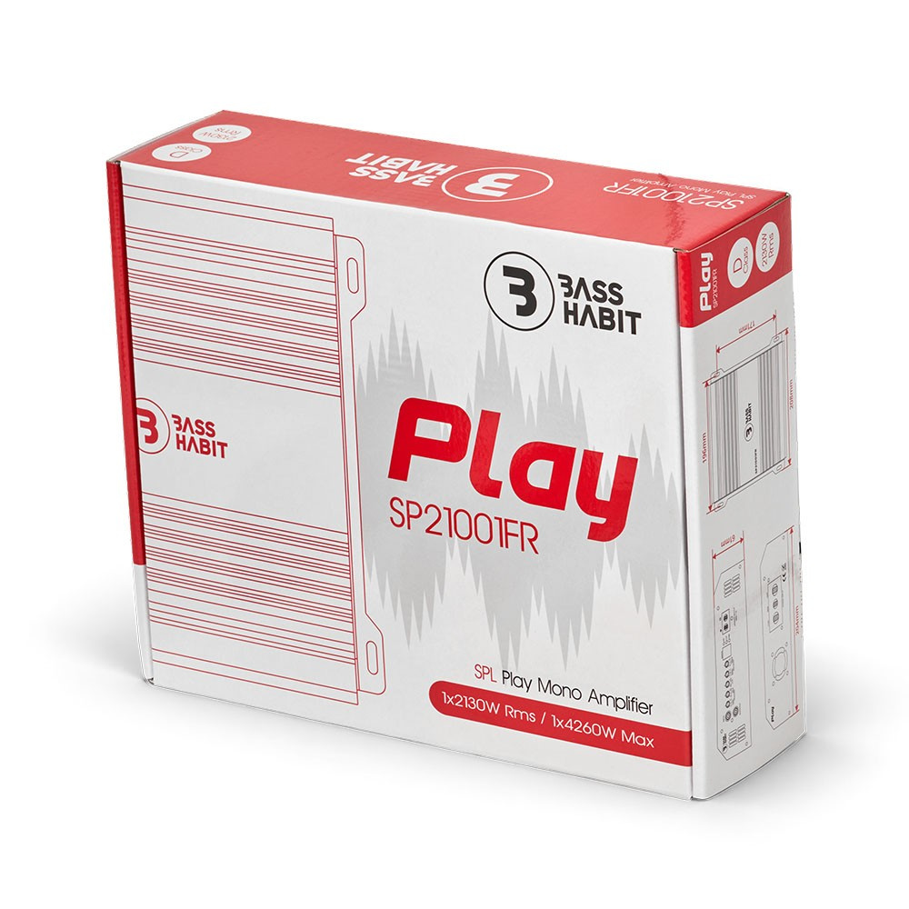 Bass Habit SPL Play SP21001FR, monovahvistin