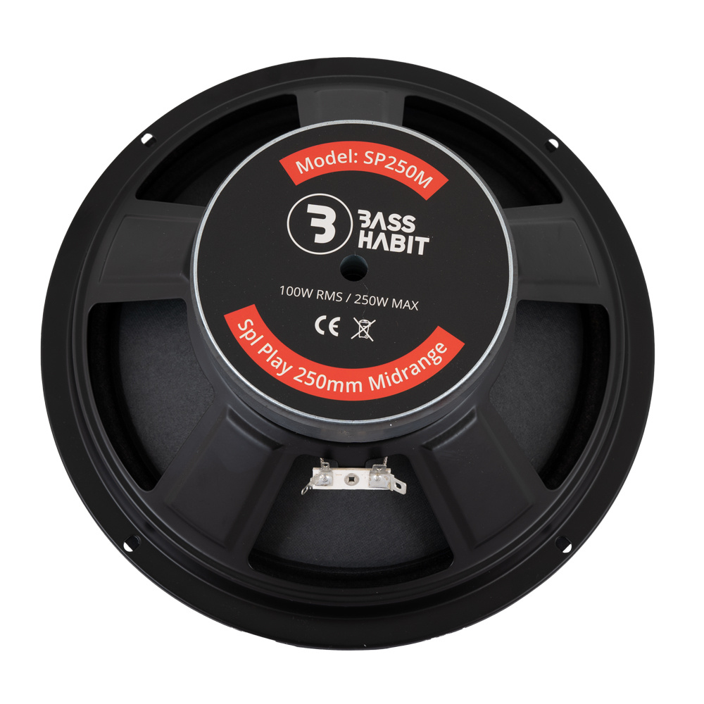 Bass Habit Play SP250M, 10 tuuman keskiääninen, kappale