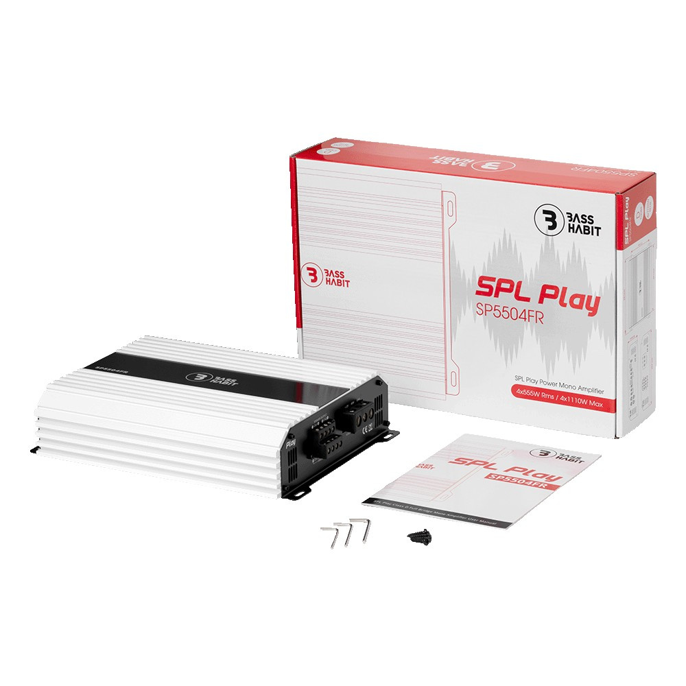 Bass Habit SPL Play SP5504FR, nelikanavainen pääteaste
