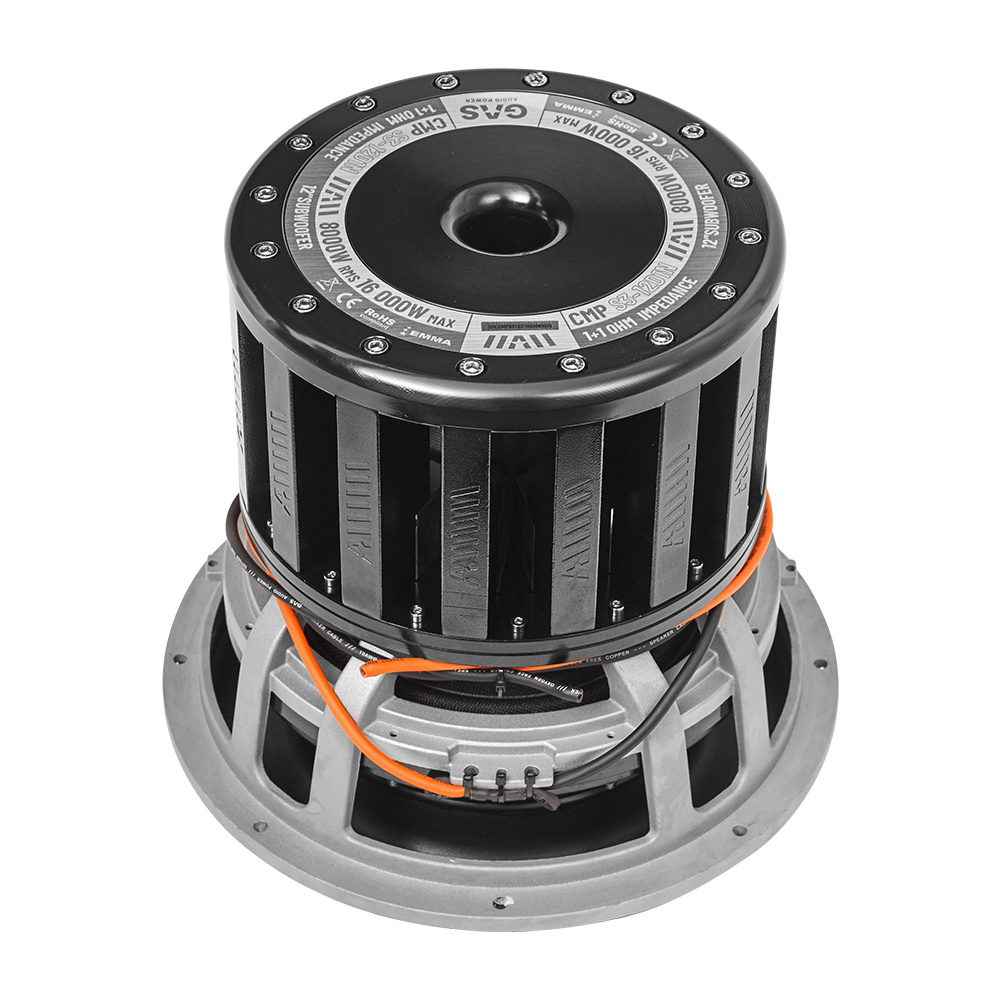 GAS CMP S3-12D1N, äärimmäinen 12 tuuman bassoelementti neodyymimoottorilla