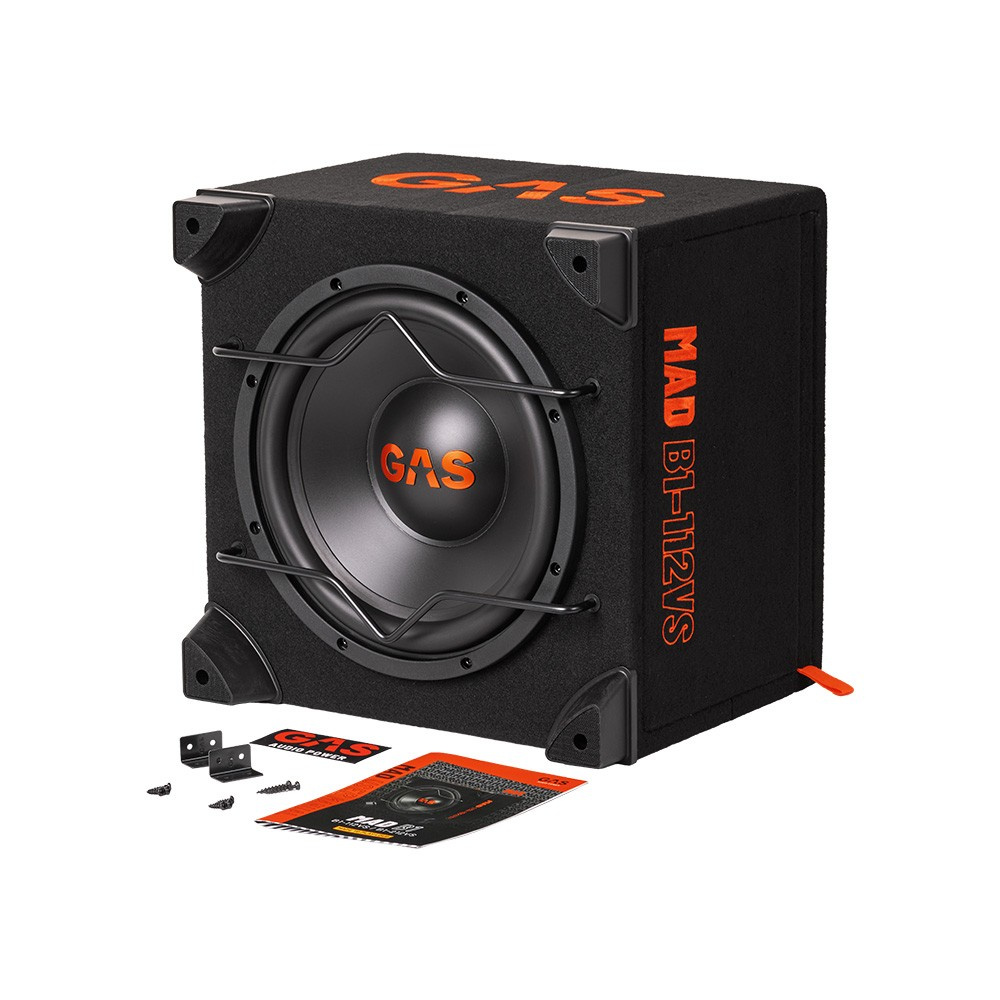 GAS MAD B1-112VS, 1x12 tuuman refleksi- tai suljettu subwoofer-kotelo