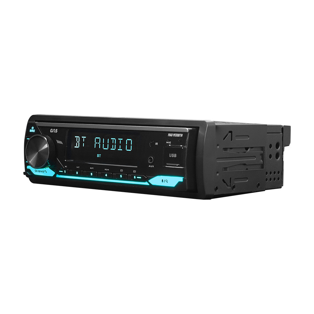 GAS MAD M130-BTN autostereo Bluetoothilla, DSP:llä ja 3 parilla matalatuloa