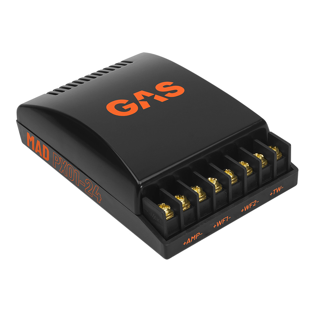 GAS MAD PXO1-24, 2-tien jakosuodatin, 4 Ohm