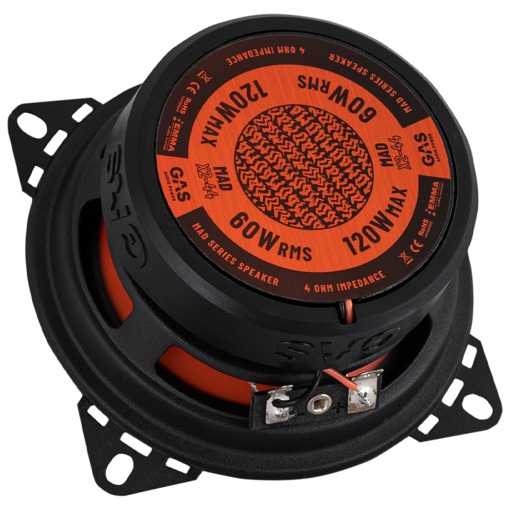 GAS MAD X2-44, 4 tuuman koaksiaalikaiutin