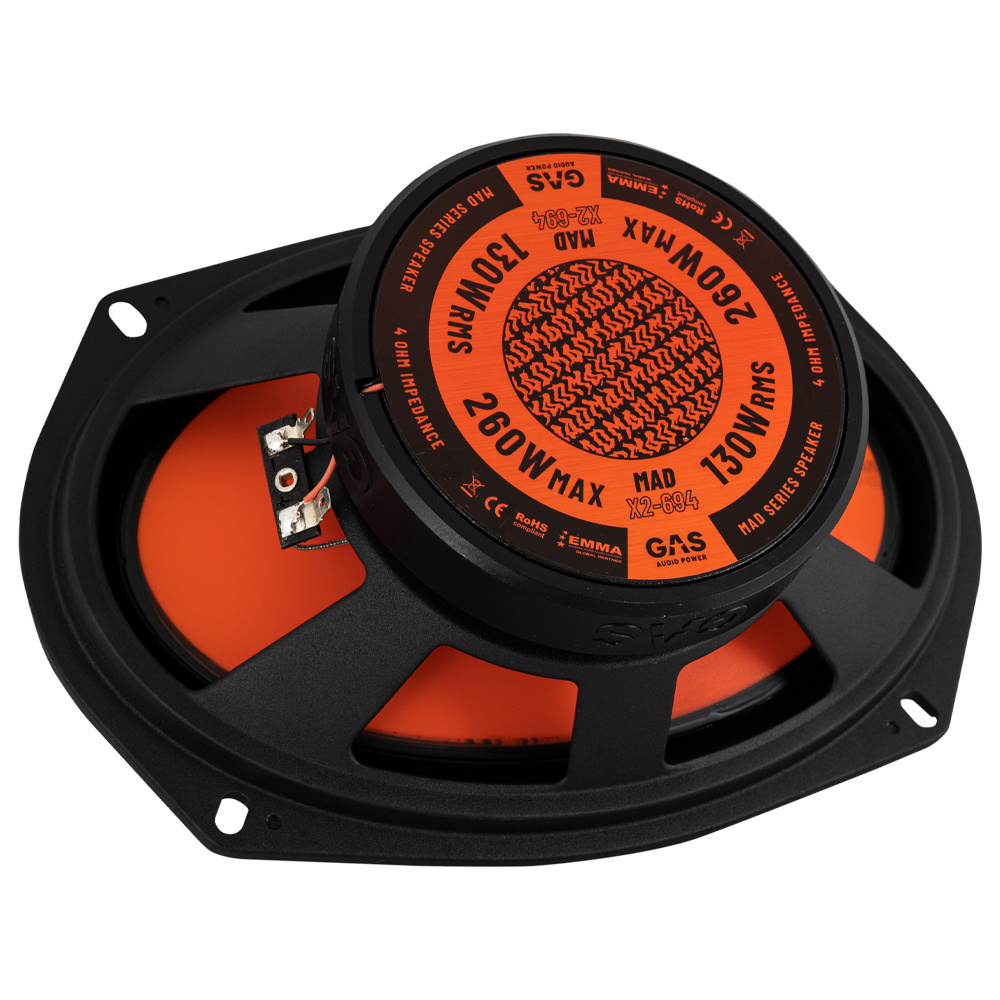 GAS MAD X2-694, 6x9 tuuman koaksiaalikaiutin