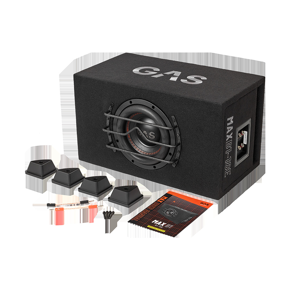 GAS MAX B1-18E, todella raskas 1x8 tuuman bassokotelo