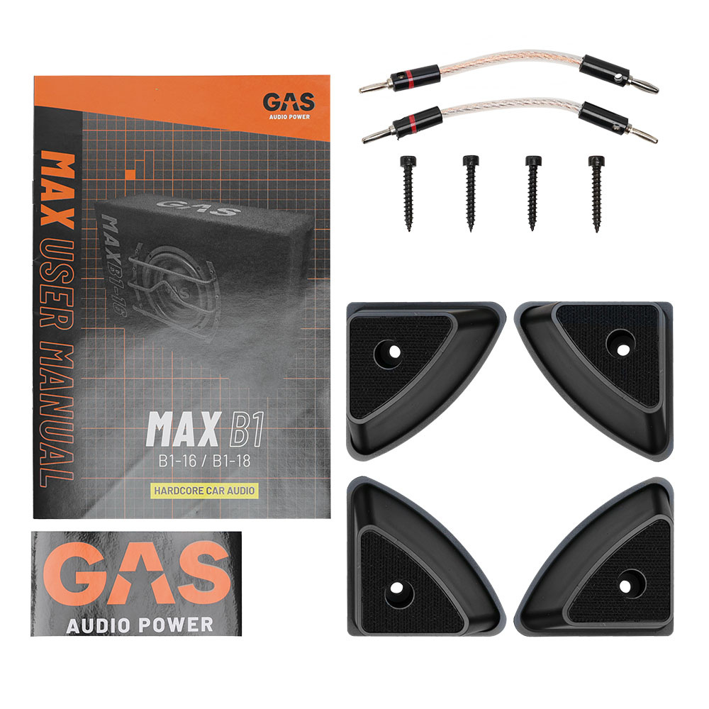 GAS MAX B1-18, mahtava 1x8 tuuman bassokotelo