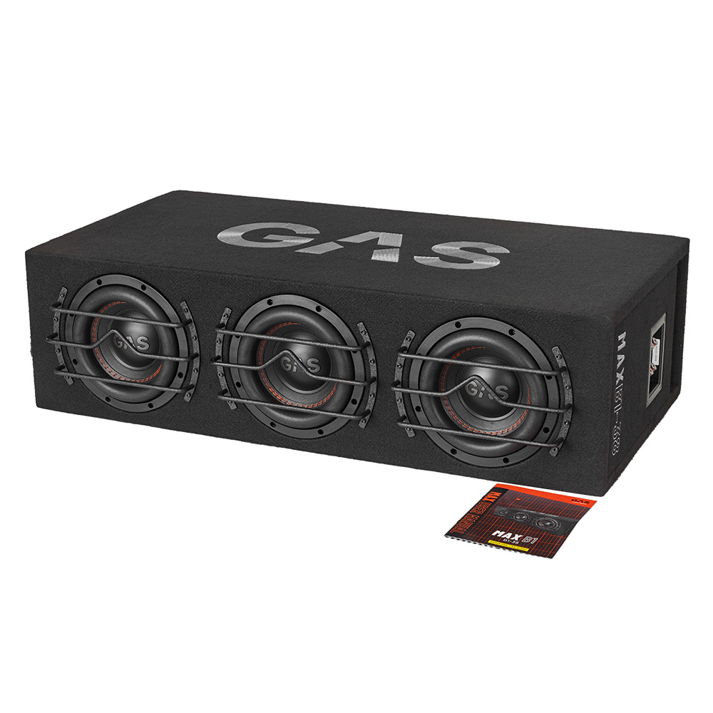 GAS MAX B1-38, todella raskas 3x8 tuuman bassokotelo