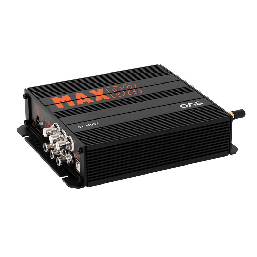 GAS MAX D2-610BT, 10-kanavainen DSP Bluetoothilla