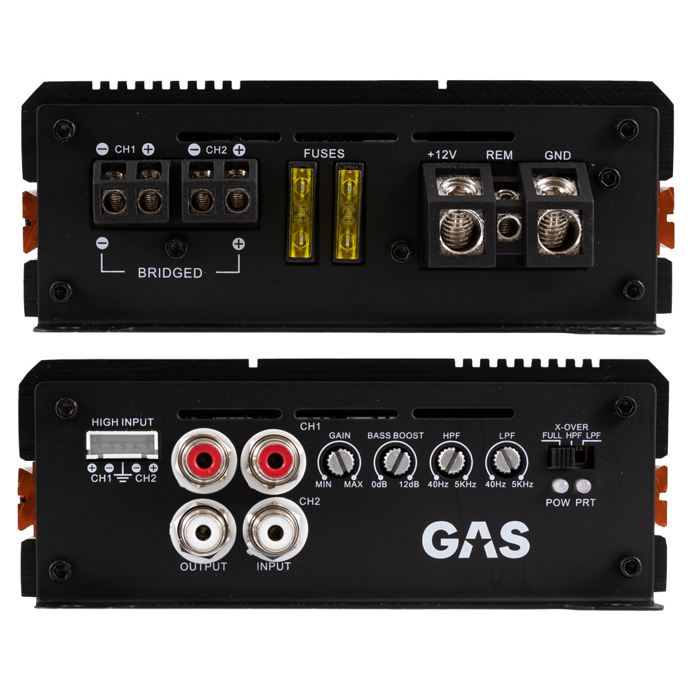 GAS PRO POWER 80.2, 2-kanalssteg