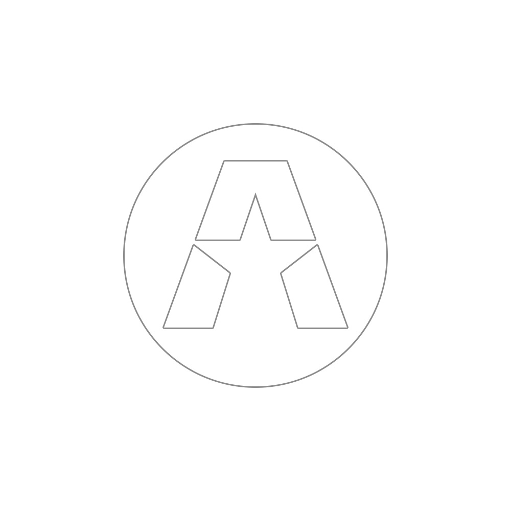 GAS A STAR -tarra 7x7cm, valkoinen ja musta