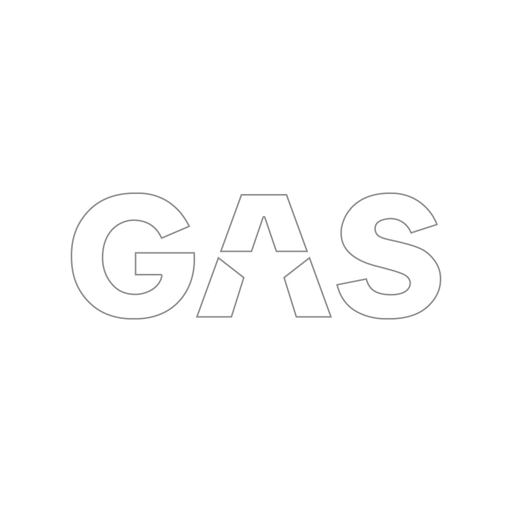 GAS-tarrat 23x8cm, valkoinen