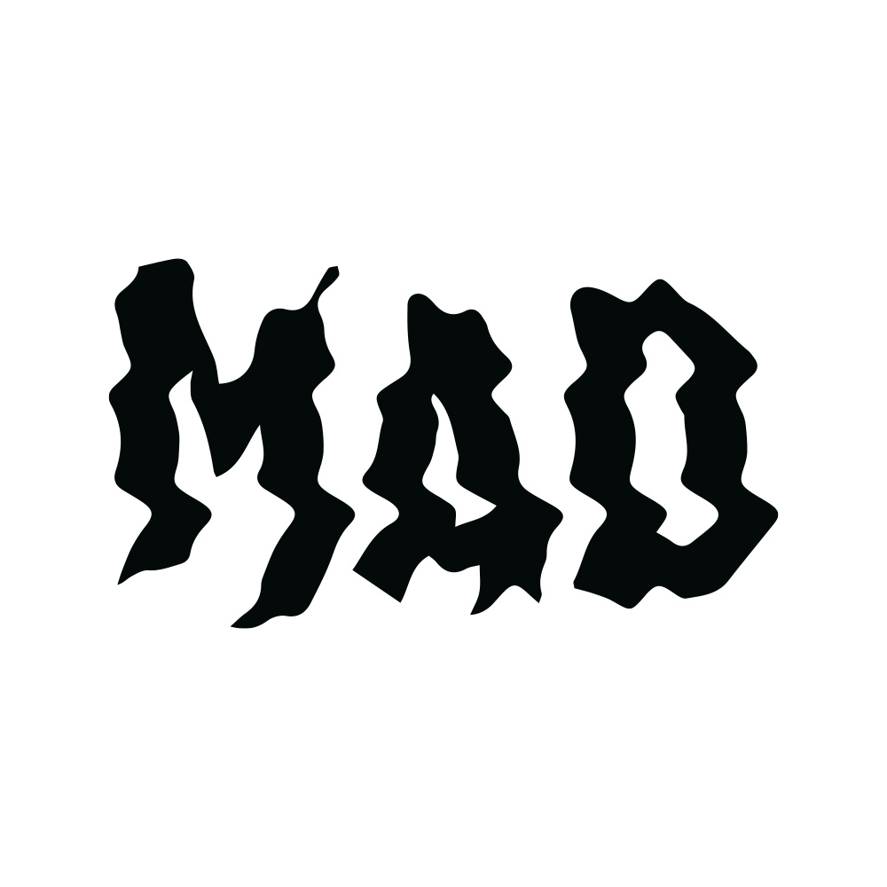 MAD 10x5.5cm, musta