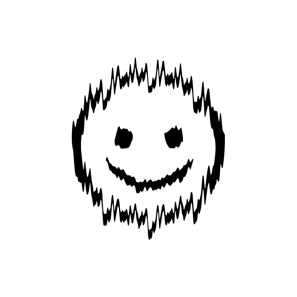 SHAKY 7x8.5cm, musta