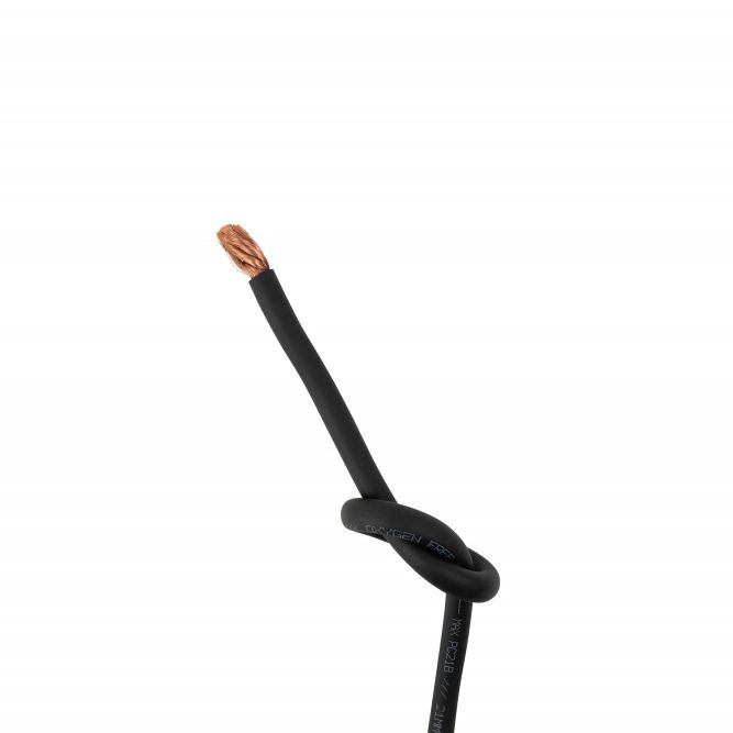 GAS MAX musta 21mm² OFC-virta-kaapeli, hinta per metri