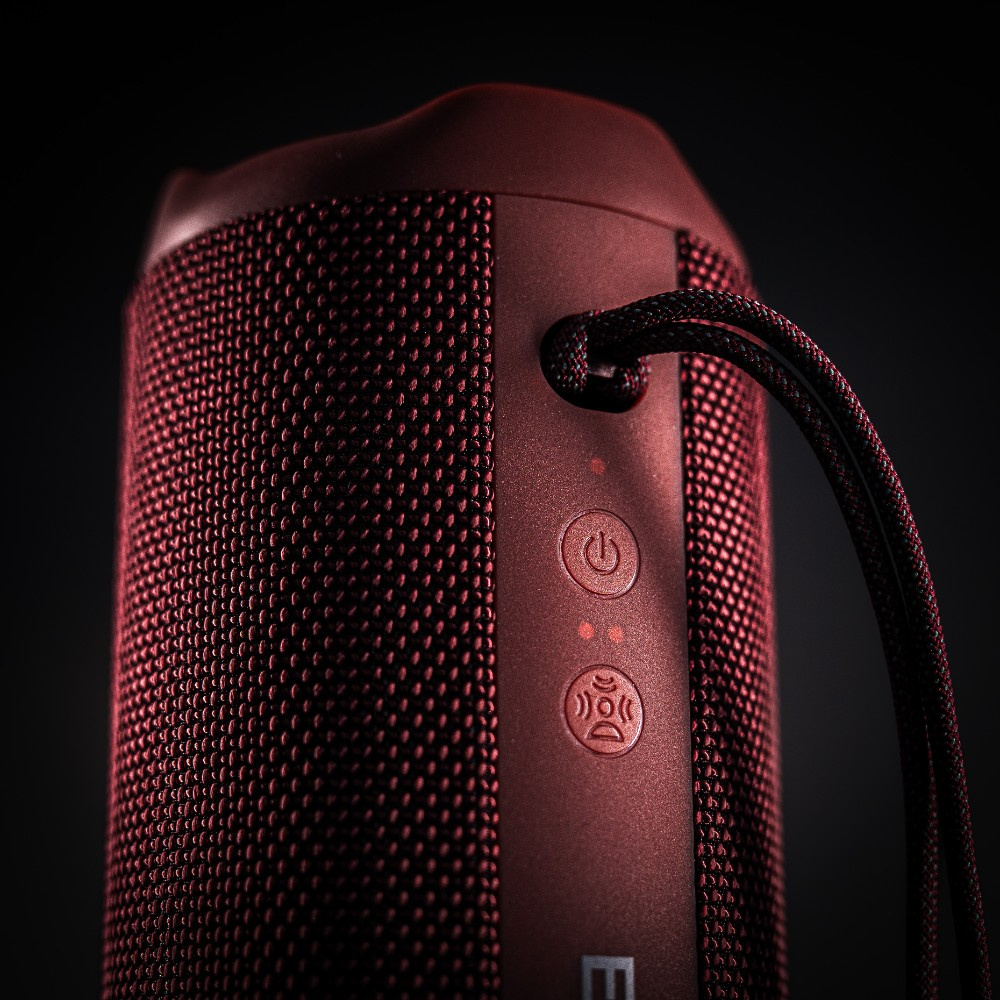 Arcsound EDGE Ruby Red tehokas kannettava kaiutin Bluetoothilla