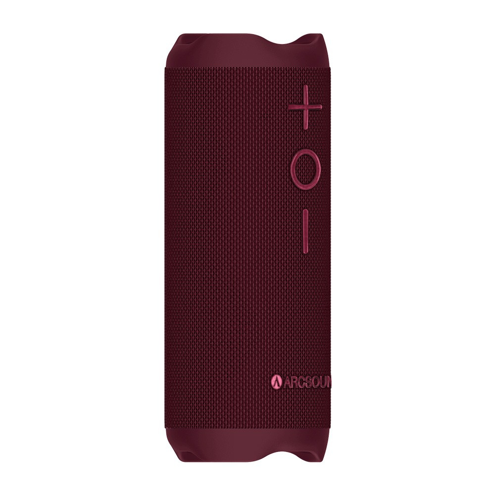 Arcsound EDGE Ruby Red tehokas kannettava kaiutin Bluetoothilla, musta