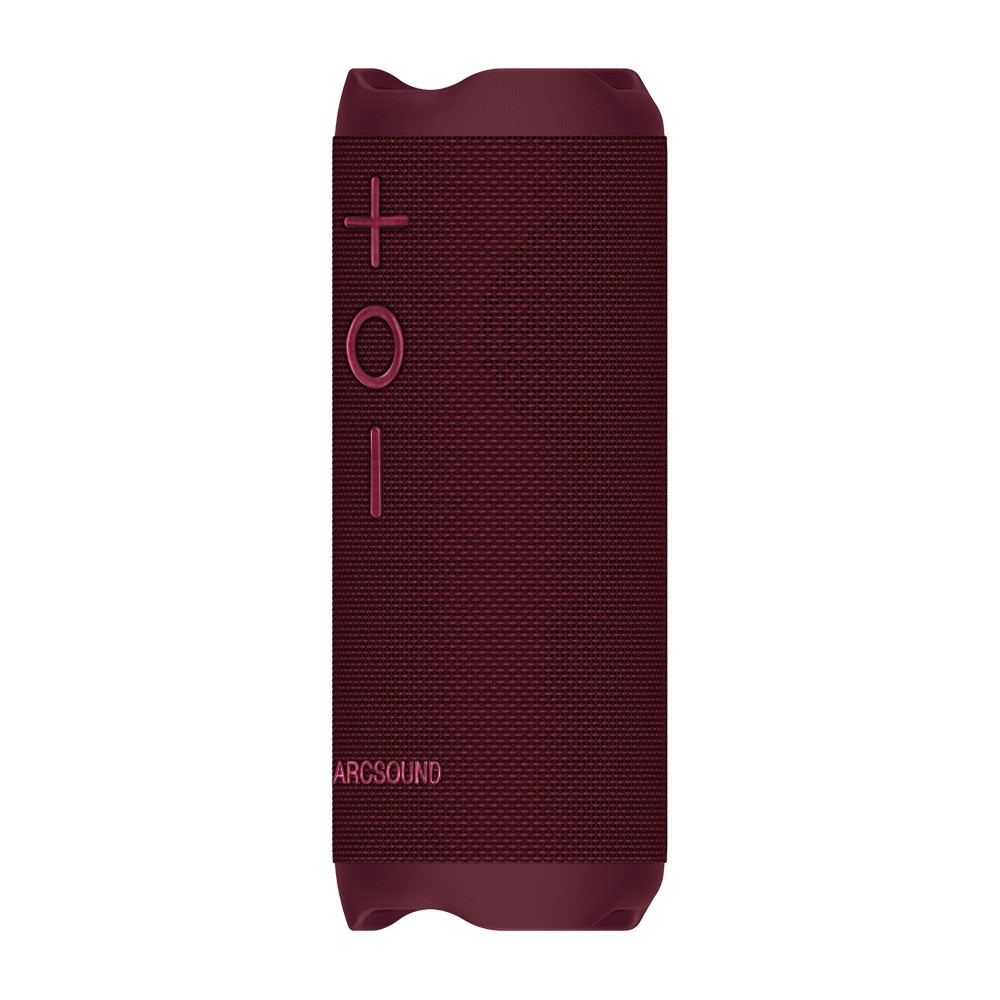 Arcsound EDGE Ruby Red tehokas kannettava kaiutin Bluetoothilla, musta