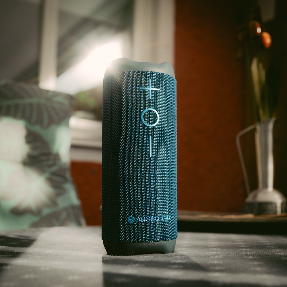 Arcsound EDGE Sapphire Blue tehokas kannettava kaiutin Bluetoothilla