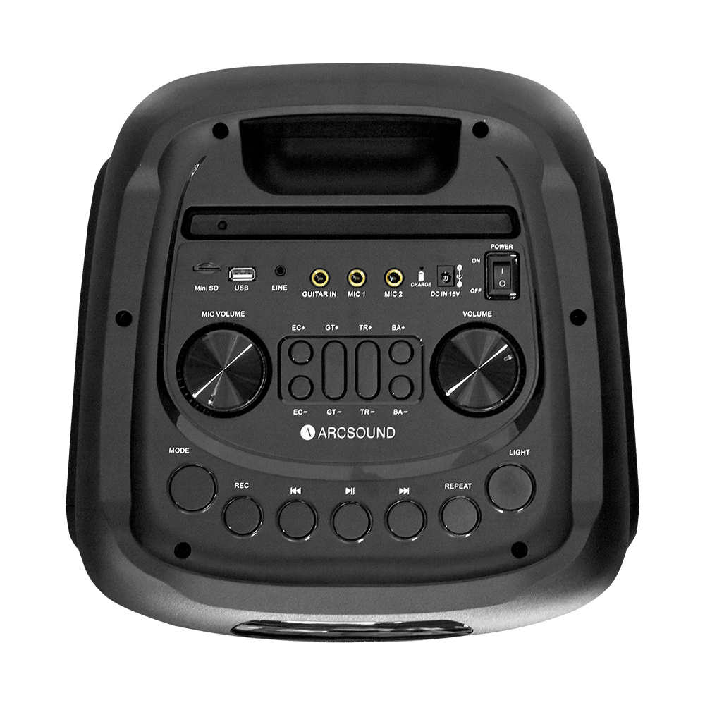 Arcsound HAZE (gen.2), juhlakaiutin langattomalla mikrofonilla ja Bluetoothilla