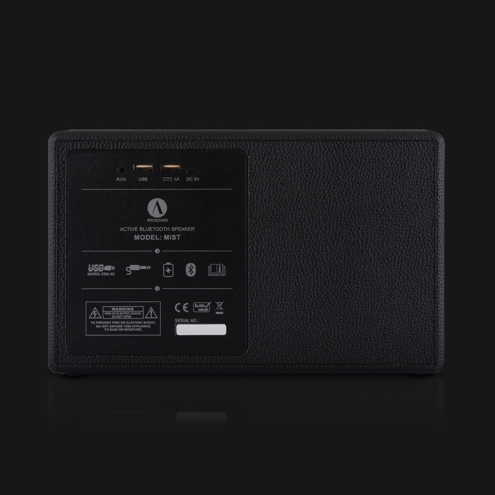 Arcsound Mist, kannettava Bluetooth-kaiutin musta