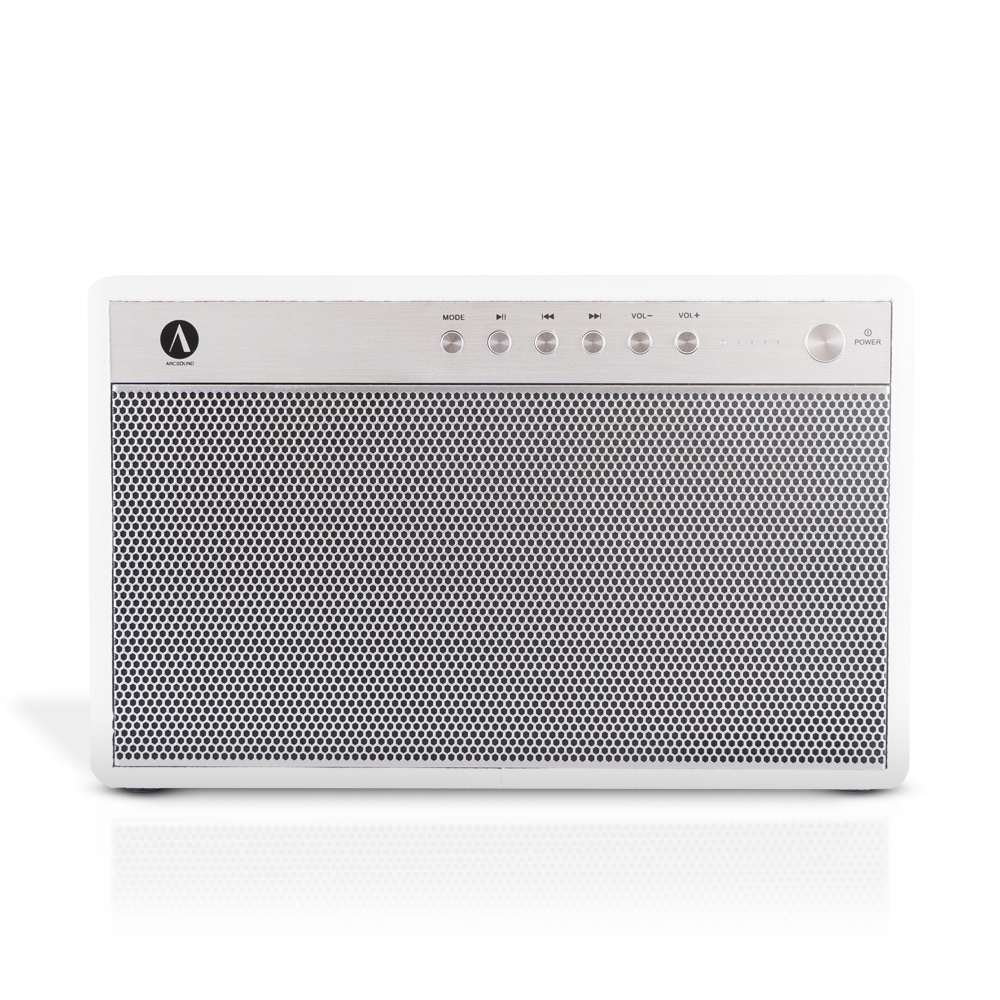 Arcsound Mist, kannettava Bluetooth-kaiutin valkoinen
