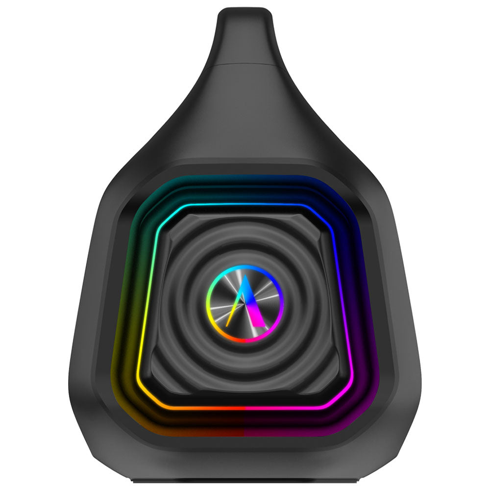 Arcsound STEAM tehokas kannettava juhlakaiutin Bluetoothilla, musta